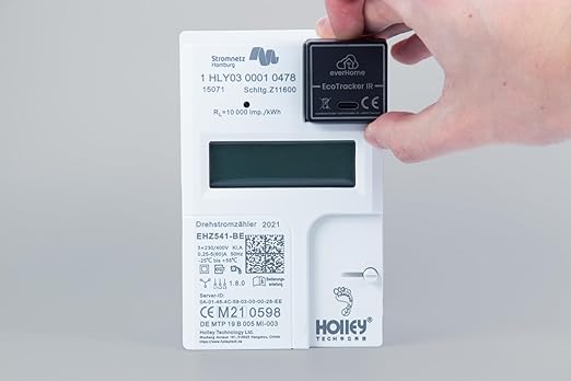 EverHome EcoTracker (Black Edition) Smart Meter mit IR-Lesekopf