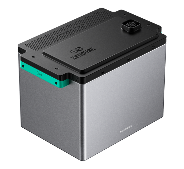 Zendure AB3000L – 2,88 kWh LiFePO₄-Erweiterungsakku für SolarFlow 1600 AC+/2400 AC+/2400 Pro, IP65, selbstheizend, 6000+ Zyklen, 10 Jahre Garantie