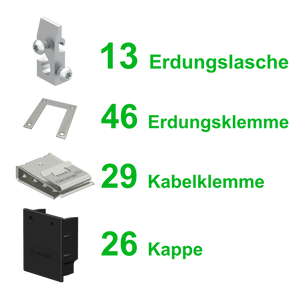 Clenergy SolarRoofPro 2.0 Montageset für 24 Modulen 10kWp