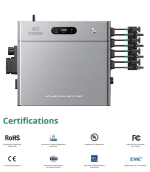 ZENKI AI: Zendure SolarFlow 2400 Pro | 2400W bidirektionaler Balkonspeicher mit Notstrom & 4 MPPT – bis zu 880€ jährliche Ersparnis möglich